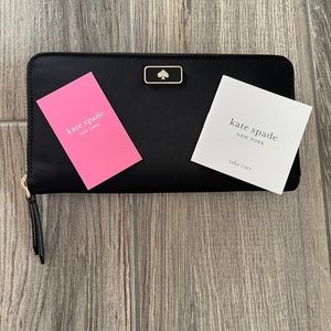 Kate Spade nylon large continental wallet